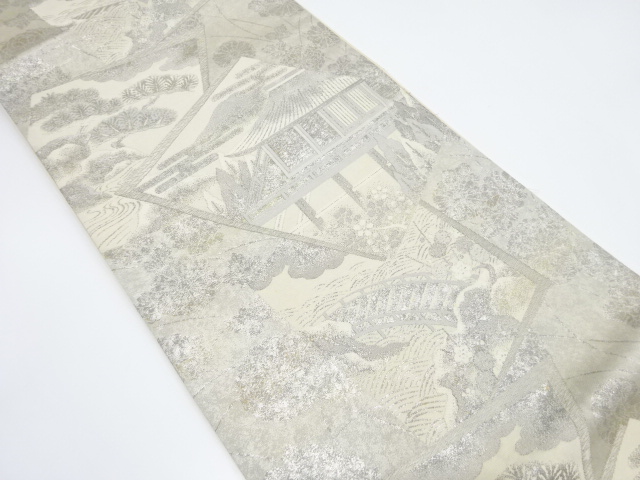 JAPANESE FUKURO OBI / WOVEN SHIKISHI PATTERN (NON-TAILORED)